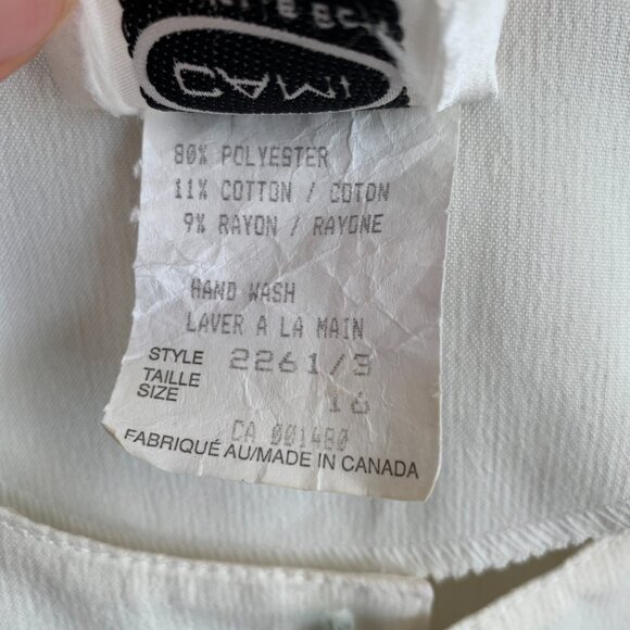 Vintage 80s 90s Full Button Belted Long Dolman Sleeve Pleated Midi Dress - Picture 9 of 16